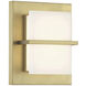 Tarnos LED 6.5 inch Soft Brass Wall Sconce Wall Light